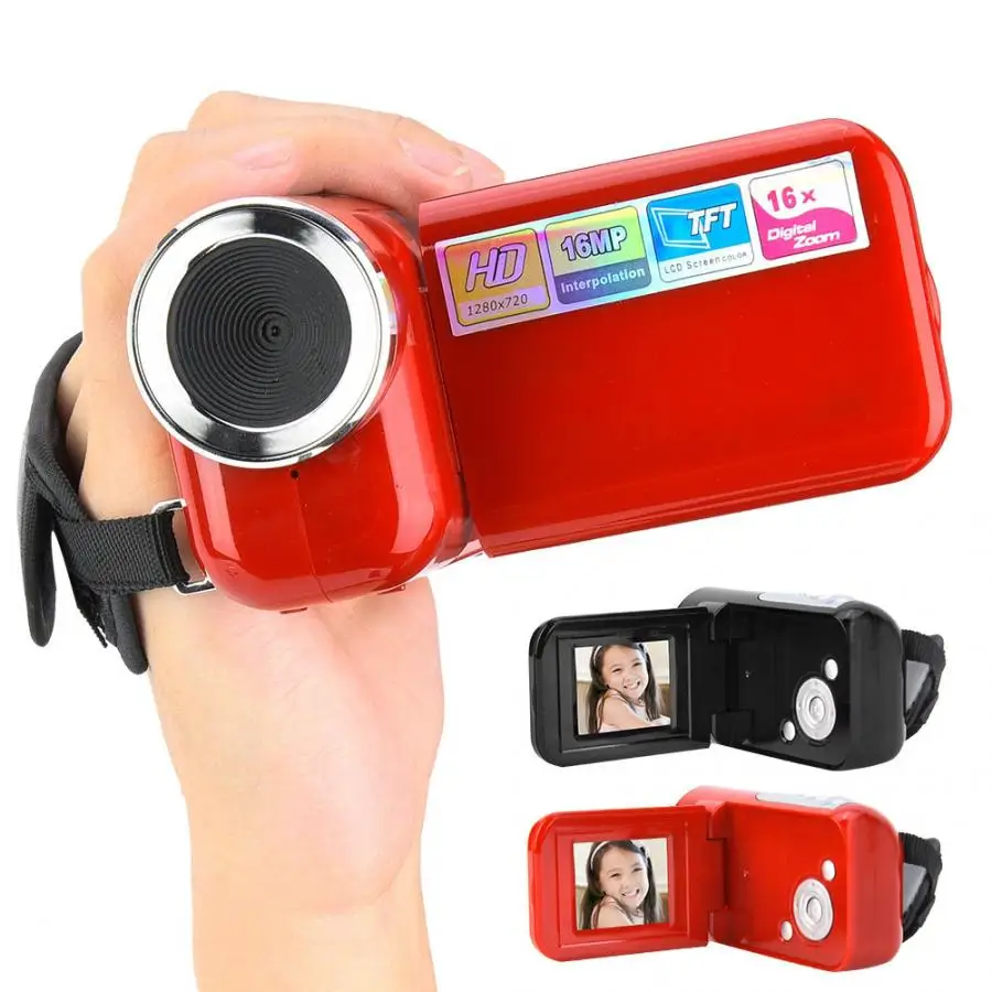 Portable 16X HD Digital Video Camera Camcorder with 2inch TFT LCD Sceen Support Photograph and Video Toy for Children Kids Gifts
Portable 16X HD Digital Video Camera Camcorder with 2inch TFT LCD Sceen Support Photograph and Video Toy for Children Kids Gifts