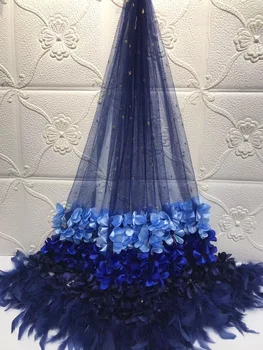blue 3d lace fabric for wedding dresses 2019 new 5yard african lace fabric high quality french net lace with 3d flower ZA13-1
blue 3d lace fabric for wedding dresses 2019 new 5yard african lace fabric high quality french net lace with 3d flower ZA13-1