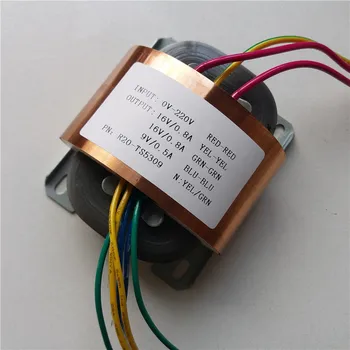 2*16V 0.8A 9V 0.5A Transformer R Core R20 30VA custom transformer 220V input copper shield for power supply
2*16V 0.8A 9V 0.5A Transformer R Core R20 30VA custom transformer 220V input copper shield for power supply