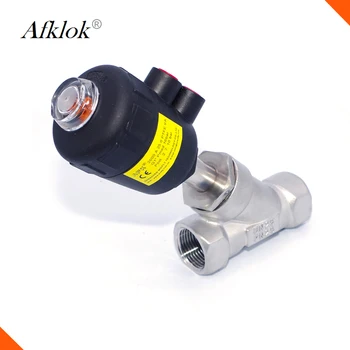 Stainless Steel 1 Inch Pneumatic Angle Seat Valve Double Acting Single Acting for Steam Oil
Stainless Steel 1 Inch Pneumatic Angle Seat Valve Double Acting Single Acting for Steam Oil