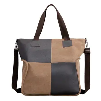 Color Block Large Capacity Lady Canvas Crossbody Shoulder Bag Tote Pouch Handbag
Color Block Large Capacity Lady Canvas Crossbody Shoulder Bag Tote Pouch Handbag