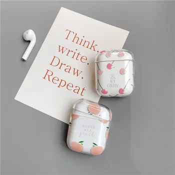 1PC Fruit Transparent Case for Airpods Lovely Sweet Peach Pinky Cherry Perfect Design for Apple Airpods2 Bluetooth Earphone Case
1PC Fruit Transparent Case for Airpods Lovely Sweet Peach Pinky Cherry Perfect Design for Apple Airpods2 Bluetooth Earphone Case