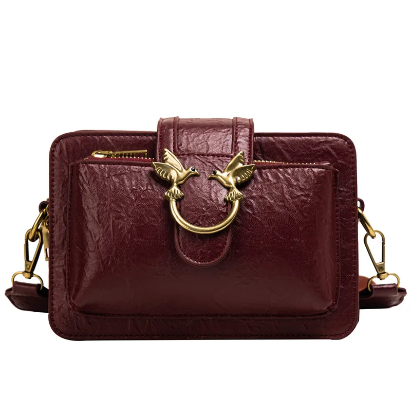 Women Brand Design Bird Lock Shoulder Bag Large Capacity Multi Layer Design Organ Bag Leisure Wild Messenger Bags
Women Brand Design Bird Lock Shoulder Bag Large Capacity Multi Layer Design Organ Bag Leisure Wild Messenger Bags