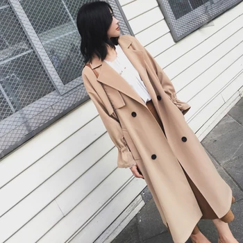Trendy Trendy Windbreaker Women's Long Section 2020 Spring New Korean Loose Coat Temperament Atmosphere Coat L283
Trendy Trendy Windbreaker Women's Long Section 2020 Spring New Korean Loose Coat Temperament Atmosphere Coat L283