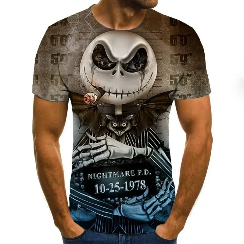 Men clothes 2020 New Mens Summer Skull Print Men Short Sleeve T-shirt 3D print t Shirt Casual Breathable funny t shirts
Men clothes 2020 New Mens Summer Skull Print Men Short Sleeve T-shirt 3D print t Shirt Casual Breathable funny t shirts