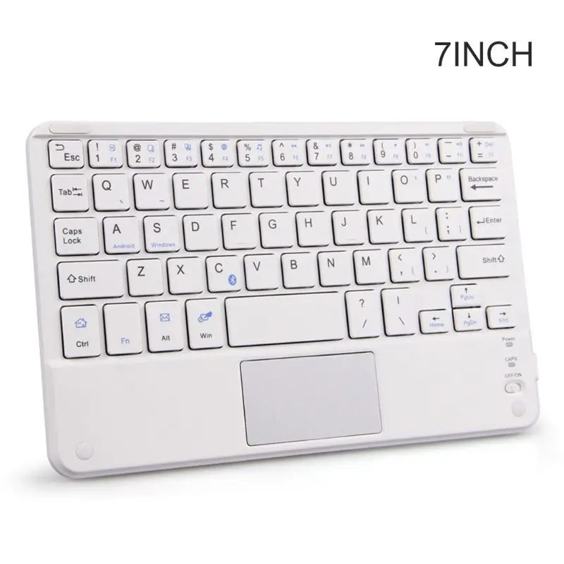7/9/10 Inches Wireless Bluetooth Lightweight Keyboard with Touchpad Cellphone Tablet Keyboard Portable Travel Keypad
7/9/10 Inches Wireless Bluetooth Lightweight Keyboard with Touchpad Cellphone Tablet Keyboard Portable Travel Keypad