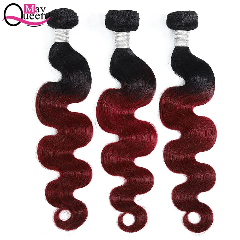 May Queen Pre-colored 3&4 Bundles Ombre Brazilian Body Wave Hair Burgundy Bundles T1B 99J Red Color Non Remy Human Hair Weave
May Queen Pre-colored 3&4 Bundles Ombre Brazilian Body Wave Hair Burgundy Bundles T1B 99J Red Color Non Remy Human Hair Weave