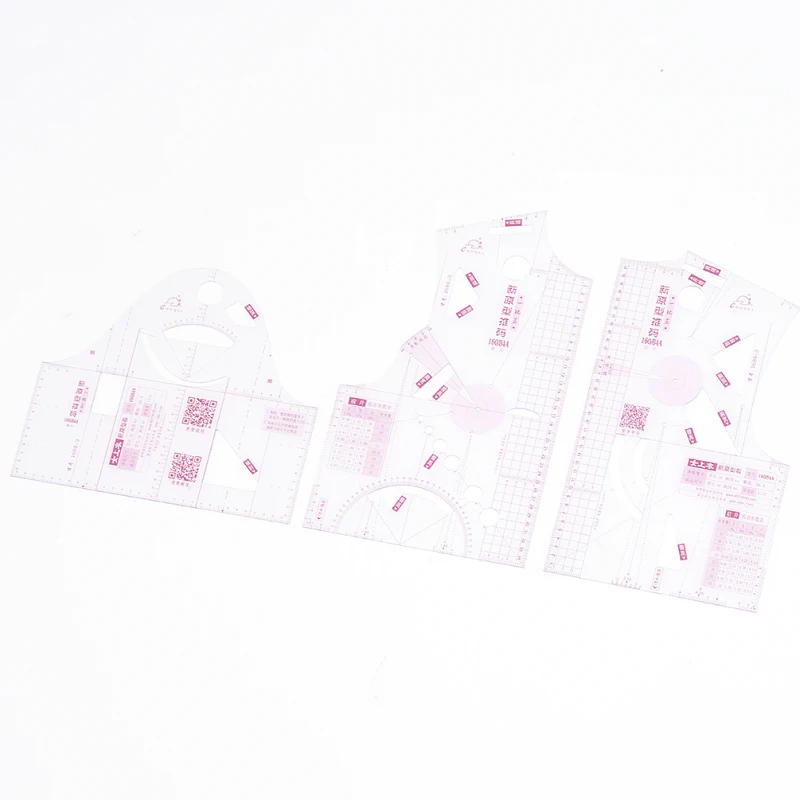 3pcs 1:1 Transparent Female Costume Design Ruler Drafting Template DIY Craft Clothing Prototype Sewing Tool Accessory
3pcs 1:1 Transparent Female Costume Design Ruler Drafting Template DIY Craft Clothing Prototype Sewing Tool Accessory