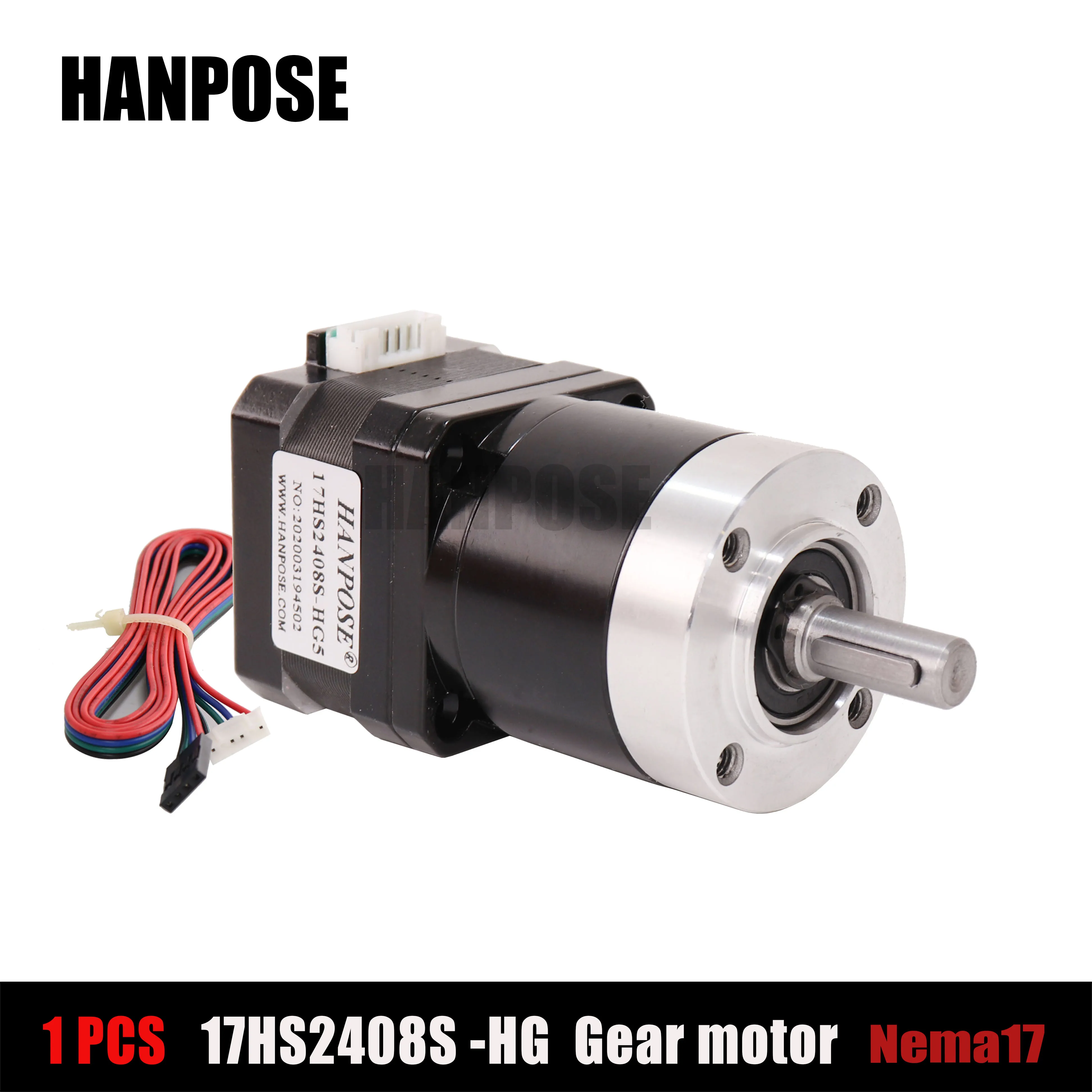 17hs2408-hg high precision reducer 2-phase 4-wire motor drive ratio 5:1 10:1 planetary motor
17hs2408-hg high precision reducer 2-phase 4-wire motor drive ratio 5:1 10:1 planetary motor