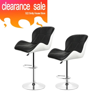 BIG SALE 2pcs/pair European Square Shaped Backrest Bar Chairs Synthetic PU Leather Rotating Bar Stools Chairs Bar Furniture HWC
BIG SALE 2pcs/pair European Square Shaped Backrest Bar Chairs Synthetic PU Leather Rotating Bar Stools Chairs Bar Furniture HWC