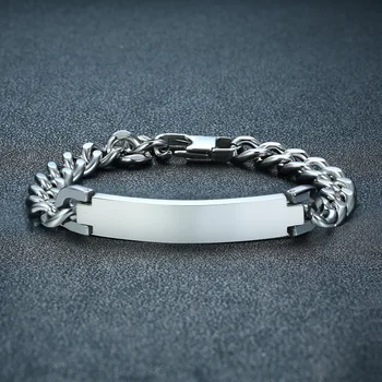 TB1 Men Bracelet Silver Color / Gold Color Black Stainless Steel Bracelet & Bangle Male Accessory Hip Hop Party Rock
TB1 Men Bracelet Silver Color / Gold Color Black Stainless Steel Bracelet & Bangle Male Accessory Hip Hop Party Rock