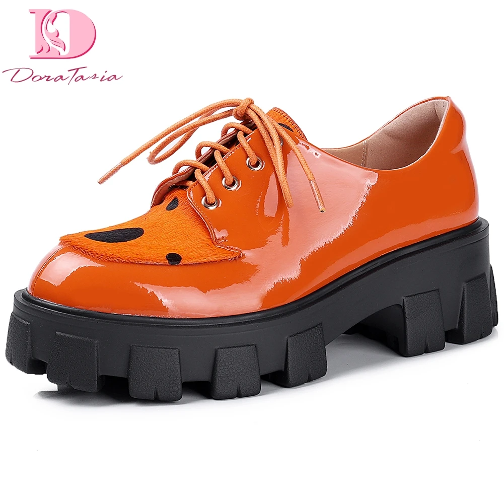 Doratasia 2020 brand design flat platform comfortable shoes woman genuine leather shoelaces flats women shoes
Doratasia 2020 brand design flat platform comfortable shoes woman genuine leather shoelaces flats women shoes