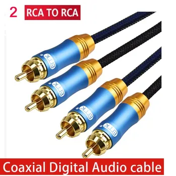 New 2RCA to 2 RCA Male to Male Audio Cable Gold-Plated RCA Cable Coaxial Cable 1m for DVD TV Amplifier CD Speaker Audio Mixers
New 2RCA to 2 RCA Male to Male Audio Cable Gold-Plated RCA Cable Coaxial Cable 1m for DVD TV Amplifier CD Speaker Audio Mixers