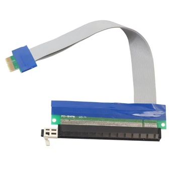PCI-E PCI Express 16X to 1X Riser Card Adapter Extender Flex Flexible Extension Cable
PCI-E PCI Express 16X to 1X Riser Card Adapter Extender Flex Flexible Extension Cable
