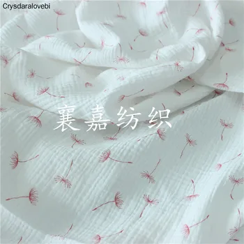 Dandelion Fabric Drape Cotton and Linen Double Gauze Crepe Baby Clothes Fabric Ladies Skirt Sleepwear Fabrics
Dandelion Fabric Drape Cotton and Linen Double Gauze Crepe Baby Clothes Fabric Ladies Skirt Sleepwear Fabrics