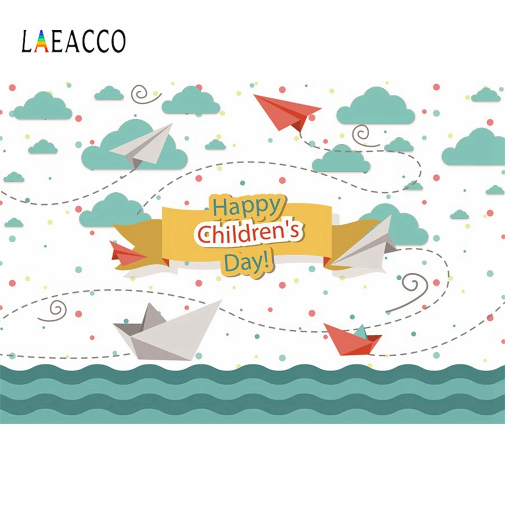 Laeacco Happy Childrens Day Cartoon Pattern Clouds Photo Background Customized Vinyl Photographic Photography Backdrop Studio
Laeacco Happy Childrens Day Cartoon Pattern Clouds Photo Background Customized Vinyl Photographic Photography Backdrop Studio