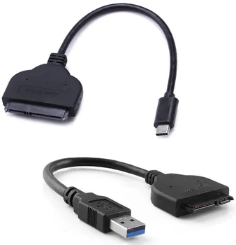 Type C USB 3.0 To SATA Cable 22pin TypeC Data Transfer Cord Adapter For Macbook DELL ASUS PC External HDD 2.5" Hard Drive Disk
Type C USB 3.0 To SATA Cable 22pin TypeC Data Transfer Cord Adapter For Macbook DELL ASUS PC External HDD 2.5" Hard Drive Disk