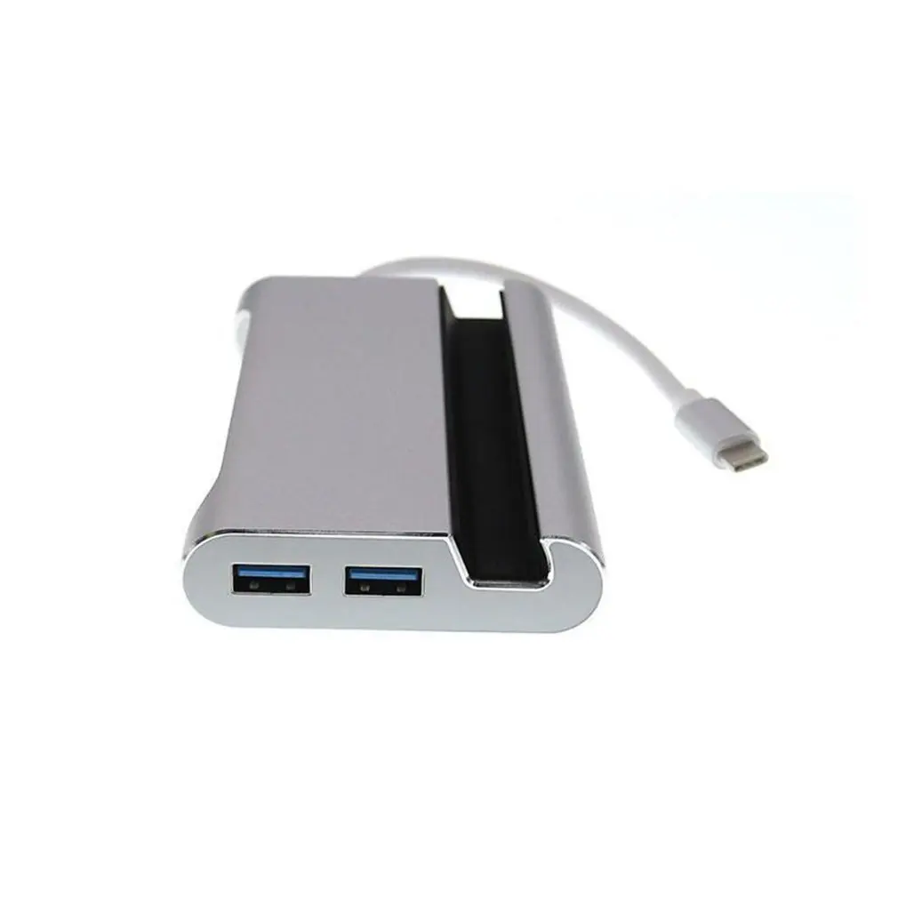 Type-C to Lan HDMI USB3.0 VGA Hub Adapter RJ45 Type-C Charging for MacBook for Samsung for Huawei
Type-C to Lan HDMI USB3.0 VGA Hub Adapter RJ45 Type-C Charging for MacBook for Samsung for Huawei