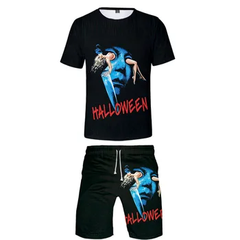 Halloween 3D 2019 Print Basic Fashion Personality Street Man 3D Two Pieces Set Cool Hip Hop T-shirt+short Pants Sets Sports
Halloween 3D 2019 Print Basic Fashion Personality Street Man 3D Two Pieces Set Cool Hip Hop T-shirt+short Pants Sets Sports