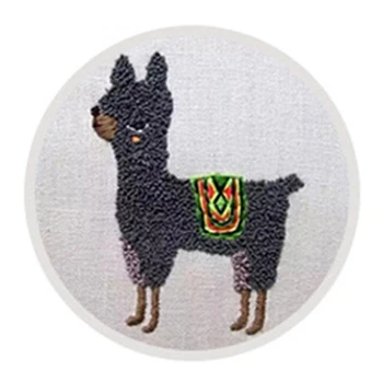 DIY Knitting Wool Rug Hooking Kit Handcraft Woolen Embroidery Creative Gift with 15 x 15cm Embroidery Frame Punch Needle -Alpaca
DIY Knitting Wool Rug Hooking Kit Handcraft Woolen Embroidery Creative Gift with 15 x 15cm Embroidery Frame Punch Needle -Alpaca