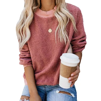 Plush Sweatshirt Warm Hoodies For Women Furry Top Poleron Mujer 2019 Oversized Crewneck Hoodie Solid Plain Thick Loose Hoodie
Plush Sweatshirt Warm Hoodies For Women Furry Top Poleron Mujer 2019 Oversized Crewneck Hoodie Solid Plain Thick Loose Hoodie