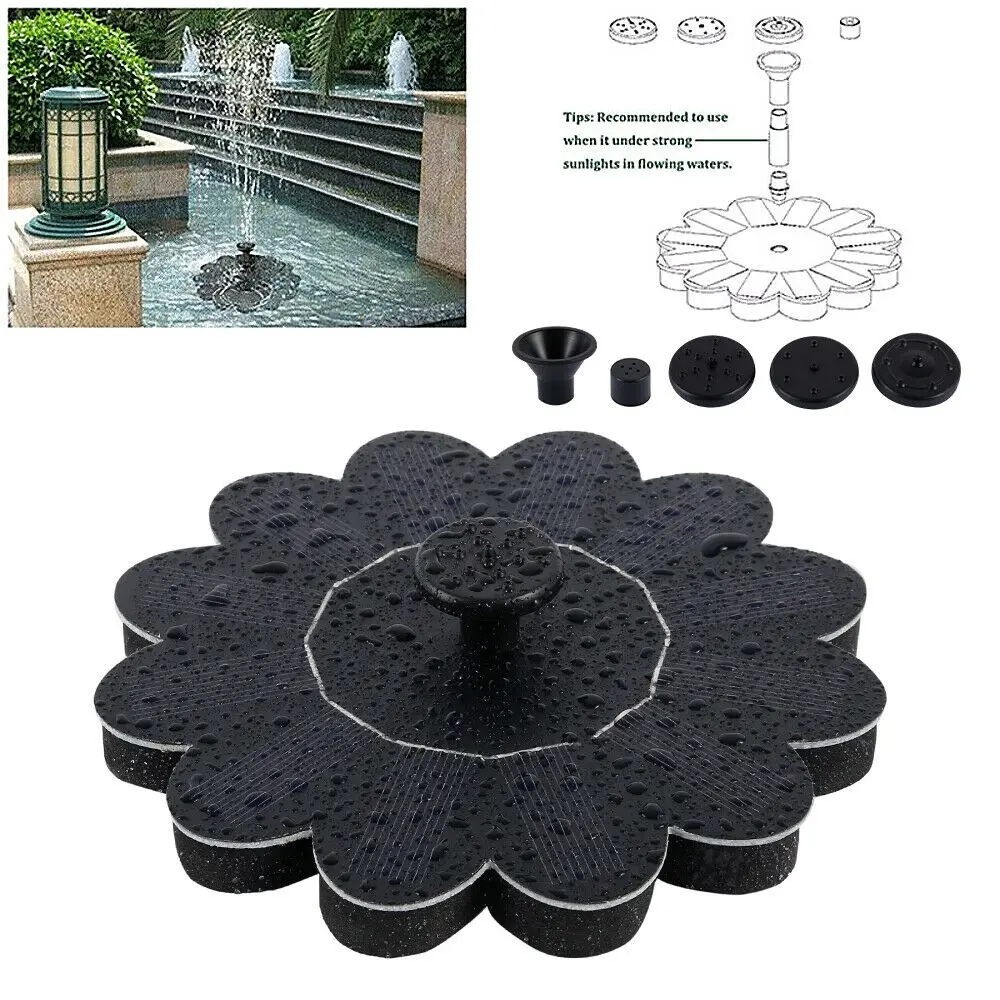 2020 Mini Solar Powered Fountain Solar Water Fountain Garden Pool Pond Solar Panel Floating Water Fountain Pump Outdoor Decor
2020 Mini Solar Powered Fountain Solar Water Fountain Garden Pool Pond Solar Panel Floating Water Fountain Pump Outdoor Decor
