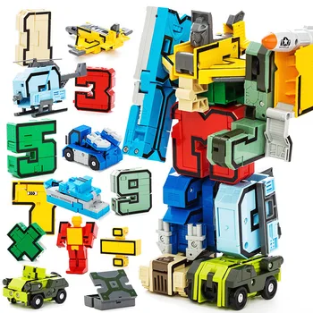15Pcs Creative DIY Assembling Educational Blocks Sets Action Figure Transformation Number Robot Deformation Robot Toy For Kids
15Pcs Creative DIY Assembling Educational Blocks Sets Action Figure Transformation Number Robot Deformation Robot Toy For Kids