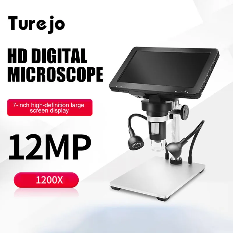 1000X 1080 FHD USB Digital Microscope For Soldering 7inch 12MP DM9 Electronic Video Microscope Camera Soldering Repair Magnifier
1000X 1080 FHD USB Digital Microscope For Soldering 7inch 12MP DM9 Electronic Video Microscope Camera Soldering Repair Magnifier