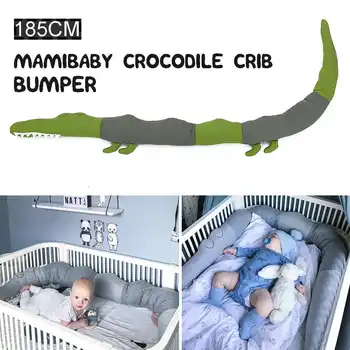 185cm Newborn Baby Bed Bumper Children Crocodile Pillow Bumper Infant Crib Fence Cotton Cushion Kids Room Bedding Decoration Acc
185cm Newborn Baby Bed Bumper Children Crocodile Pillow Bumper Infant Crib Fence Cotton Cushion Kids Room Bedding Decoration Acc