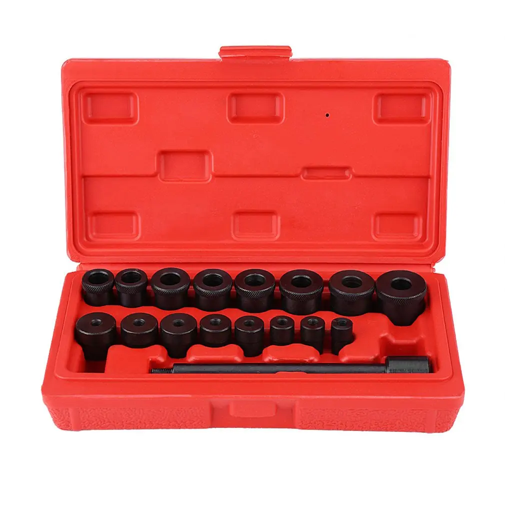 17Pcs/set Metal Centring Mandrel Clutch Tool Clutch Installing Tool Coupling Spine Set Clutch Alignment Tool Kit Car Accessories
17Pcs/set Metal Centring Mandrel Clutch Tool Clutch Installing Tool Coupling Spine Set Clutch Alignment Tool Kit Car Accessories