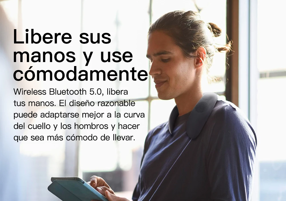 Bluedio-altavoz inalámbrico HS, columna montada en el cuello, compatible con Bluetooth 5,0, bajos portátiles, radio FM, compatible con ranura para tarjeta SD 73 Hc95fb0ddb1a04864b1c62285ea3b89a92