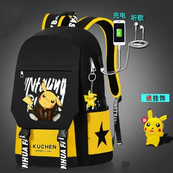 Pokemon Pikachu Backpack for Teenage Boys Girls Luminous School Bag USB Charging Anti Theft Waterproof Laptop Backpack
Pokemon Pikachu Backpack for Teenage Boys Girls Luminous School Bag USB Charging Anti Theft Waterproof Laptop Backpack