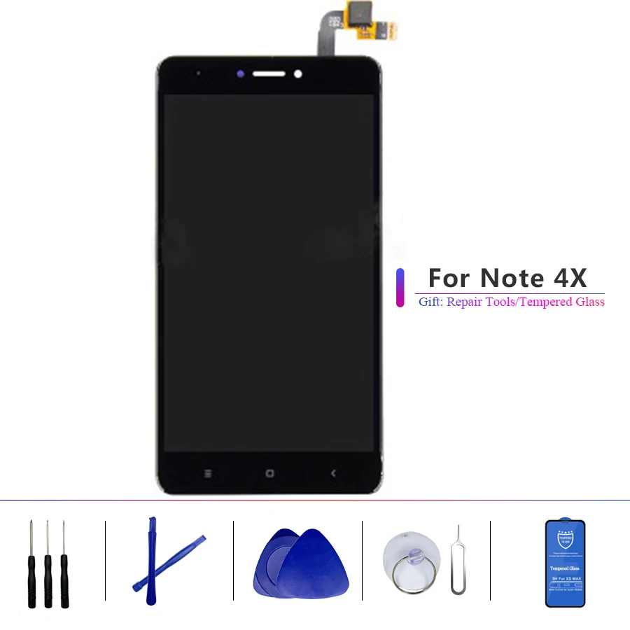 5.5" Original LCD for Xiaomi Redmi Note 4X LCD Display Screen Touch Digitizer Assembly Replacement With Frame
5.5" Original LCD for Xiaomi Redmi Note 4X LCD Display Screen Touch Digitizer Assembly Replacement With Frame