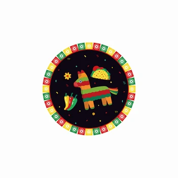 Mexico Party Decorations 7inch Cinco de Mayo Party Disposable Plates Happy Da De Muer Disposable Tableware Party Suplies
Mexico Party Decorations 7inch Cinco de Mayo Party Disposable Plates Happy Da De Muer Disposable Tableware Party Suplies