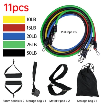 11Pcs/set Resistance Bands Expander Yoga Exercise Stretch Training Home Fitness Rubber Tubes Band Gyms Workout Elastic Pull Rope
11Pcs/set Resistance Bands Expander Yoga Exercise Stretch Training Home Fitness Rubber Tubes Band Gyms Workout Elastic Pull Rope