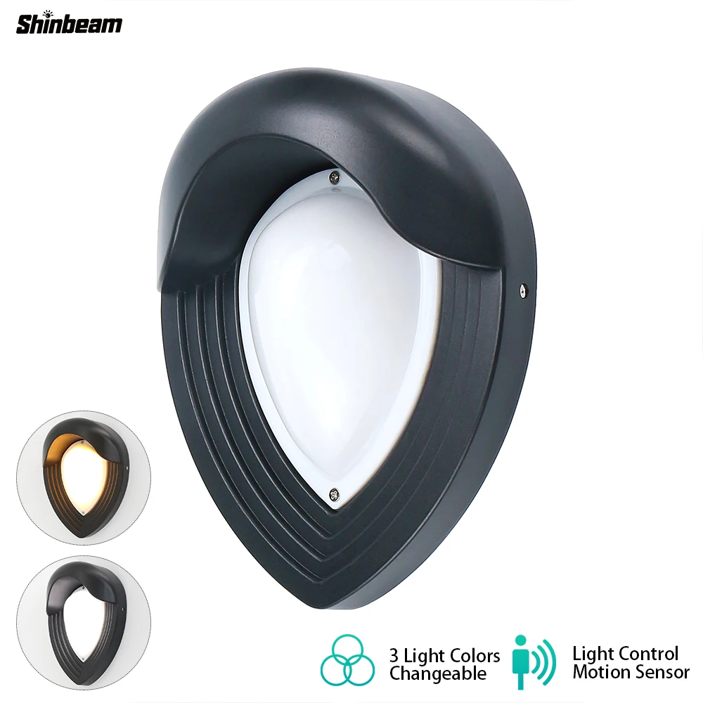 Shinbeam Modern Led Wall Sconce Dimmable Light Control Motion Sensor Wall Light Outdoor Waterproof Patio Wall Lamp European 9w
Shinbeam Modern Led Wall Sconce Dimmable Light Control Motion Sensor Wall Light Outdoor Waterproof Patio Wall Lamp European 9w