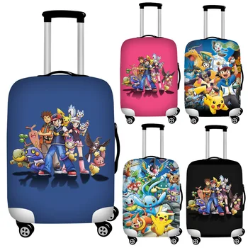 Cartoon Pokemon Print Luggage Cover Dustproof 18''-32'' Travel Suitcase Protective Dust Covers Elastic Baggage Cover Zipper 
Cartoon Pokemon Print Luggage Cover Dustproof 18''-32'' Travel Suitcase Protective Dust Covers Elastic Baggage Cover Zipper