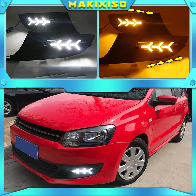 1 комплект, Автомобильные светодиодные фары дневного света для Volkswagen VW Polo 2011 2012 2013 DRL 12 В ABS
1 комплект, Автомобильные светодиодные фары дневного света для Volkswagen VW Polo 2011 2012 2013 DRL 12 В ABS