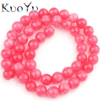 

Natural stone Red Chalcedony Jades Beads Round Loose Spacer Beads For Jewelry Making DIY Charm Bracelets 15"Strand 4/6/8/10/12mm