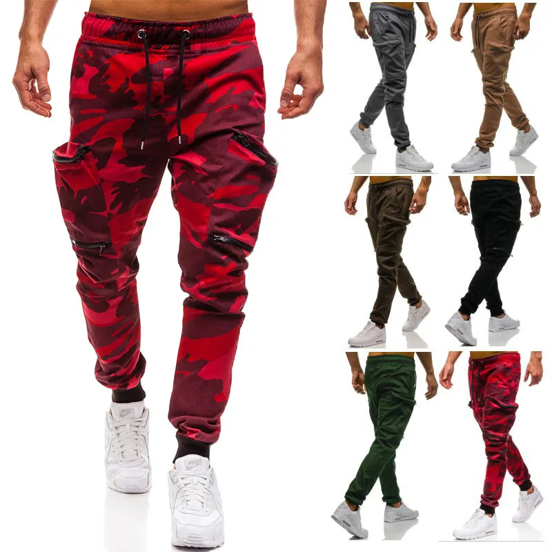 2018 New Style Camouflage Multi-pockets Pants Men with Drawstring Elastic Waistband Skinny Casual Pants
2018 New Style Camouflage Multi-pockets Pants Men with Drawstring Elastic Waistband Skinny Casual Pants