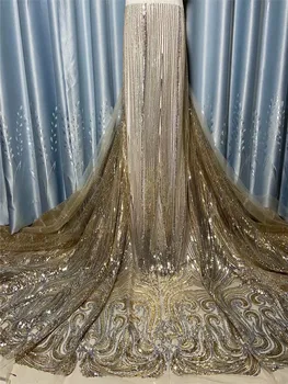 African lace fabric high quality sequence French Nigerian sequins net tulle mesh Swiss lace fabric for dress 5yards/lot FJYU1011
African lace fabric high quality sequence French Nigerian sequins net tulle mesh Swiss lace fabric for dress 5yards/lot FJYU1011