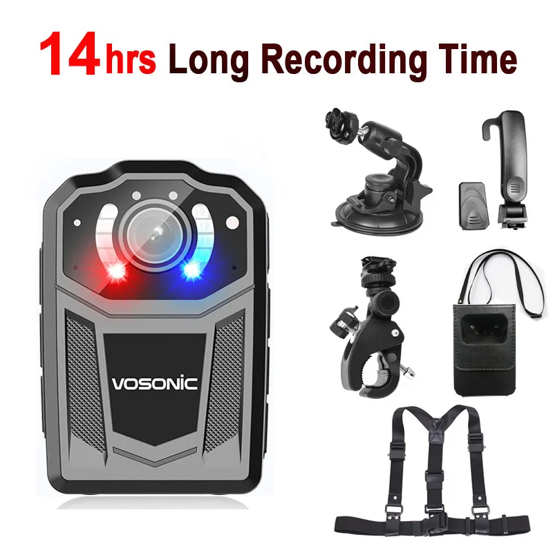 Body Camera Kit accessories 14Hours Recording 1296P HD Video Motion detection, Small size, Premium Pocket cam
Body Camera Kit accessories 14Hours Recording 1296P HD Video Motion detection, Small size, Premium Pocket cam