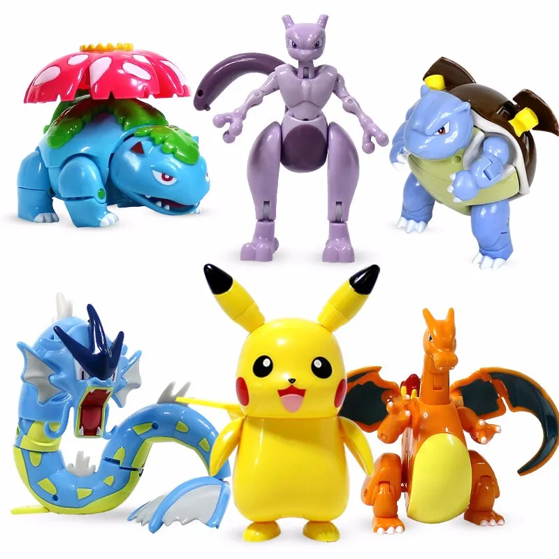 Tomy Pokemon Elf Ball Deformation Toy Model Pikachu Jenny Turtle Mewtwo Pokemon Action Figure Toy Movable Doll Model Игрушки 2 Tomy Pokemon Elf Ball Deformation Toy Model Pikachu Jenny Turtle Mewtwo Pokemon Action Figure Toy Movable Doll Model Игрушки