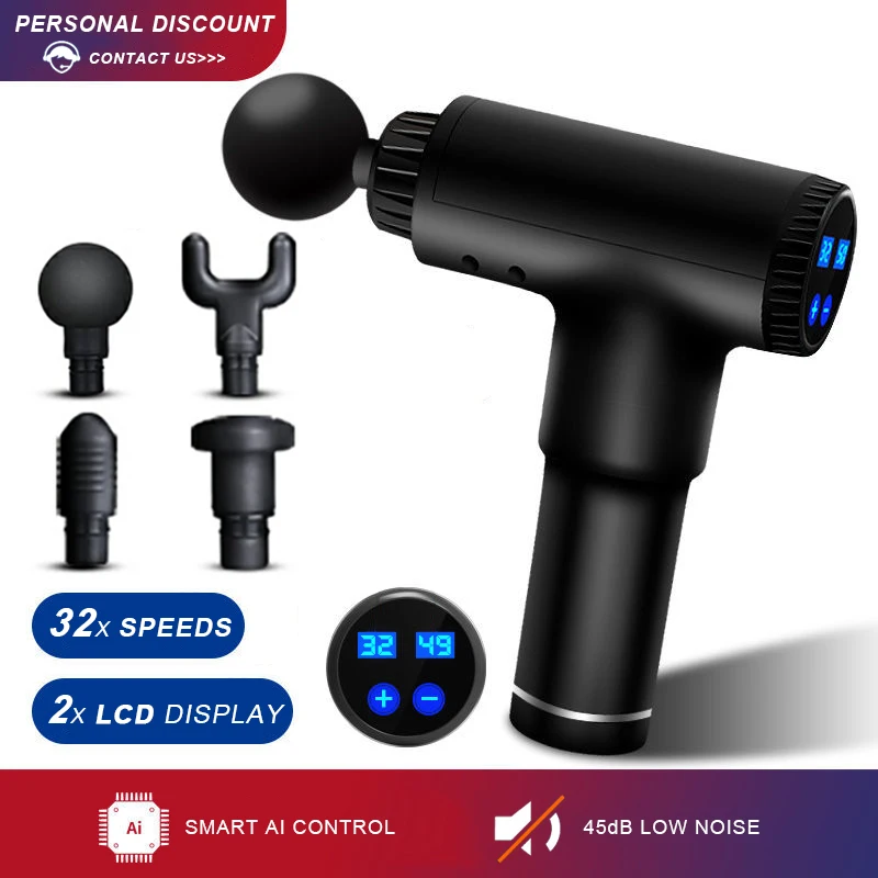 8800r/min Massage Gun Muscle Massager 32 Speed LCD Display Body Deep Massage Tissue Sport Relax Slimming Pain Relief Relaxation
8800r/min Massage Gun Muscle Massager 32 Speed LCD Display Body Deep Massage Tissue Sport Relax Slimming Pain Relief Relaxation