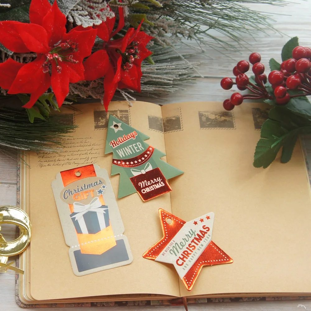 Big Size 12pcs Christmas Bright Red Tree Star Shape Gift Label Packaging Decoration Tags Party Scrapbooking Craft Paper DIY Use
Big Size 12pcs Christmas Bright Red Tree Star Shape Gift Label Packaging Decoration Tags Party Scrapbooking Craft Paper DIY Use