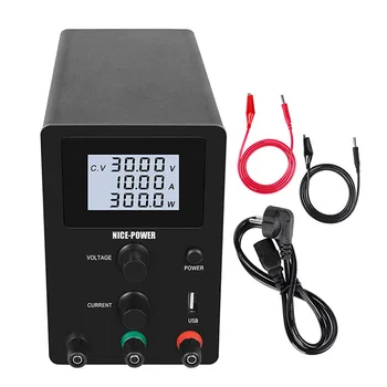 LCD Four Digit Display Adjustable Lab DC Power Desktop Variable 30v 10a Switch Power-supply Regulator Protect Eyes Own Factory
LCD Four Digit Display Adjustable Lab DC Power Desktop Variable 30v 10a Switch Power-supply Regulator Protect Eyes Own Factory