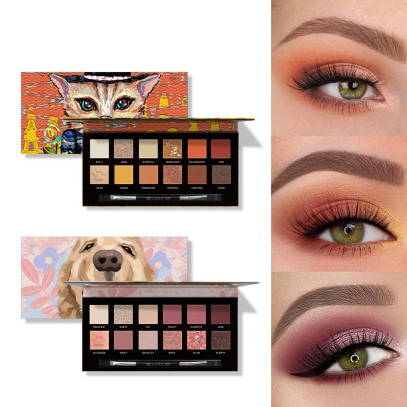 12 Colors Eyeshadow Palette Waterproof Smudge-proof Easy To Color Shimmer Matte Cosmetics Perfect Gift
12 Colors Eyeshadow Palette Waterproof Smudge-proof Easy To Color Shimmer Matte Cosmetics Perfect Gift