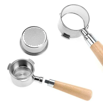 1pc Durable Coffee Bottomless Portafilter Wooden Handle 51mm For EC680/EC685 Replacement Coffee Accessories
1pc Durable Coffee Bottomless Portafilter Wooden Handle 51mm For EC680/EC685 Replacement Coffee Accessories
