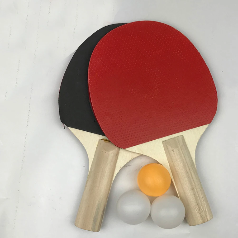 Rubber Faced Table Tennis Racket Beginner Training Ping-Pong Board Table Tennis Racket Set Indoor Sport Physical Exercise Balls
Rubber Faced Table Tennis Racket Beginner Training Ping-Pong Board Table Tennis Racket Set Indoor Sport Physical Exercise Balls