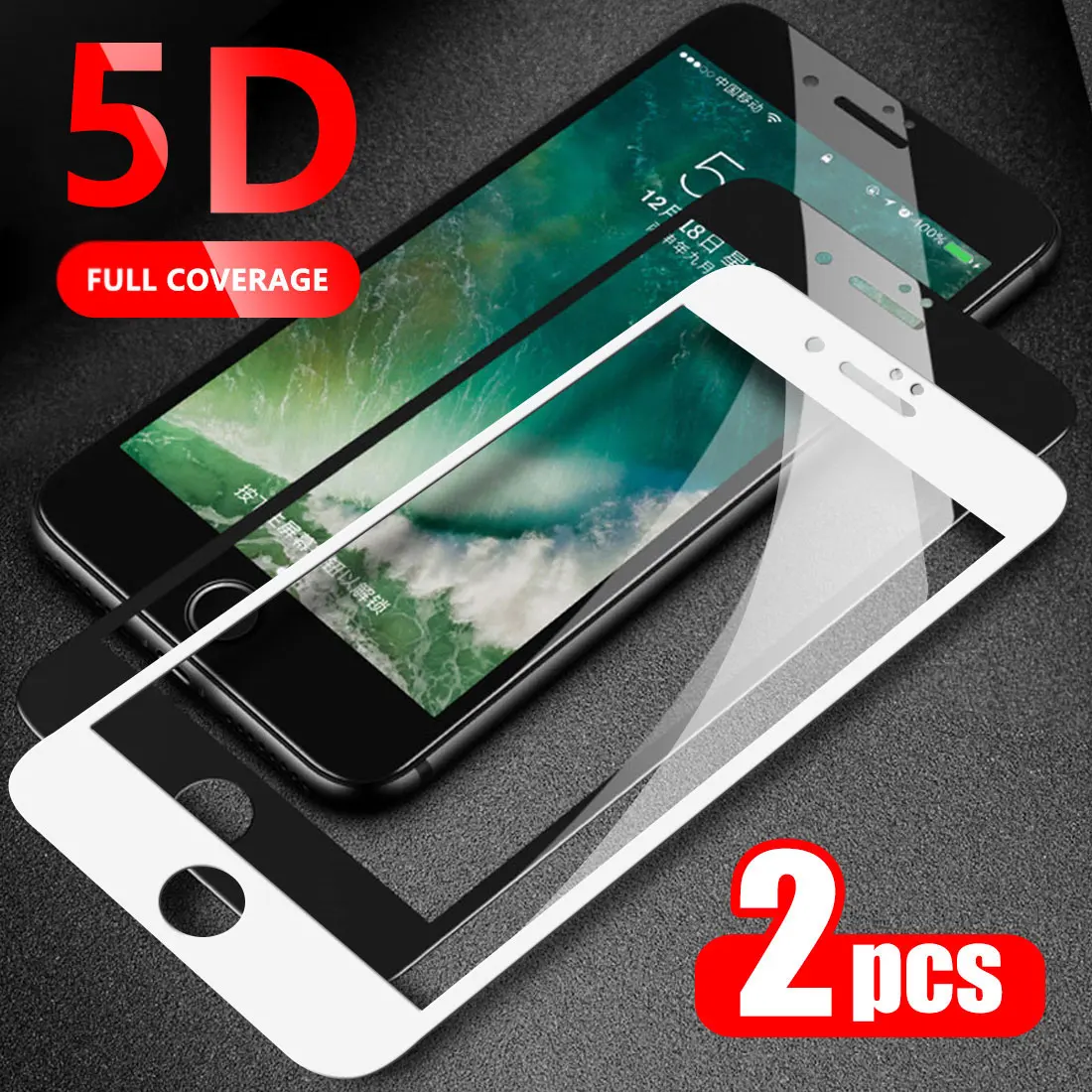2 pcs 5D Full Cover Tempered Glass anti-scratch Screen Protector Ultra thin For iPhone 6 6s 7 7Plus 8 8Plus X XS XR XsMax 11pro
2 pcs 5D Full Cover Tempered Glass anti-scratch Screen Protector Ultra thin For iPhone 6 6s 7 7Plus 8 8Plus X XS XR XsMax 11pro